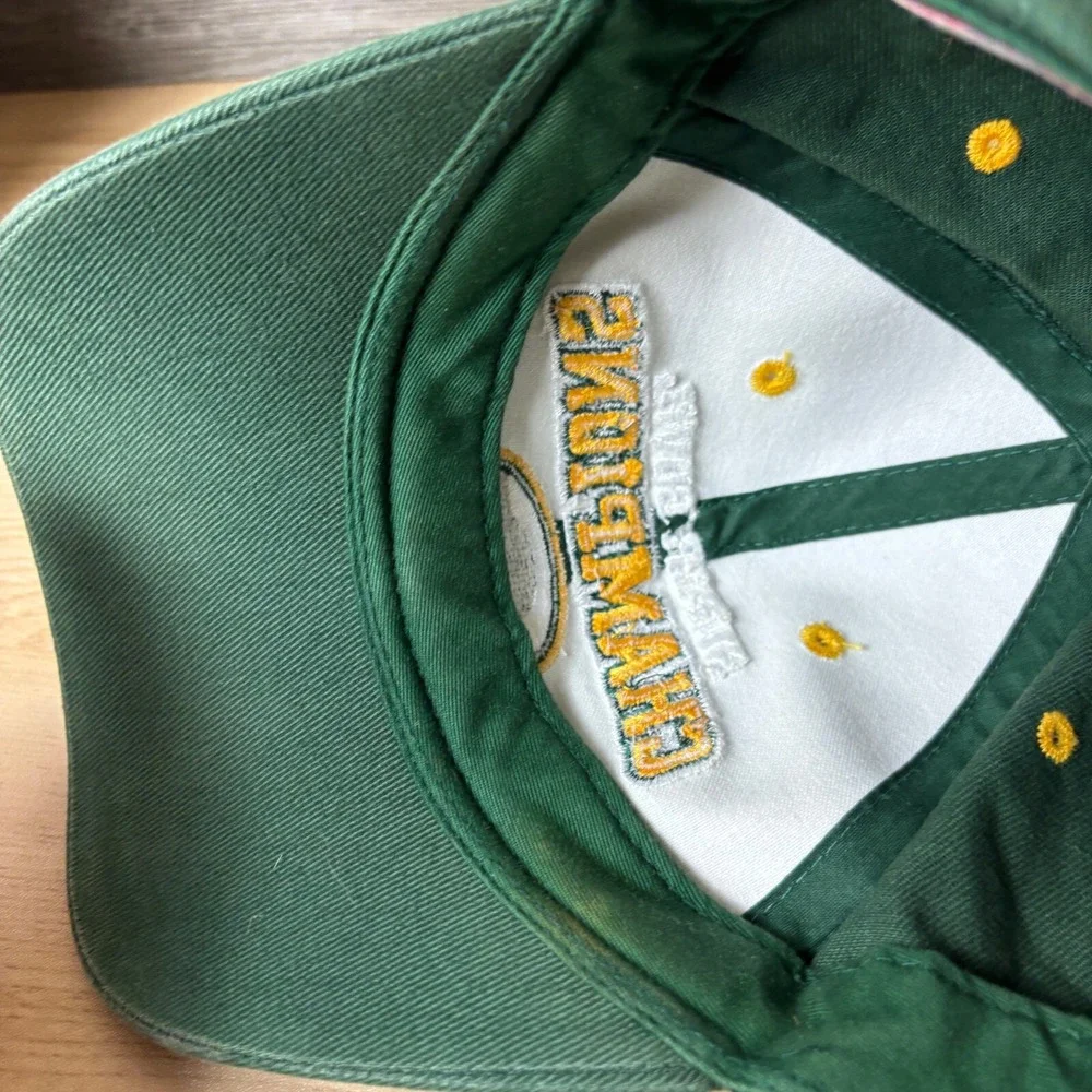 Green‎ Bay Packers Hat Cap Strap Back Green NFL Football Super Bowl